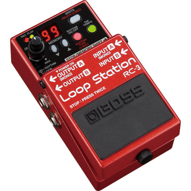 Pedal Boss Rc-3 Compacto Loop Station C/tres Horas De Grabacion